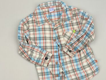 pajacyk niemowlęcy lidl: Shirt 1.5-2 years, condition - Very good, pattern - Cell, color - Multicolored