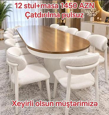 12 nəfərlik yemək dəsti Tərkib: - 1 ədəd iri, oval formalı yemək