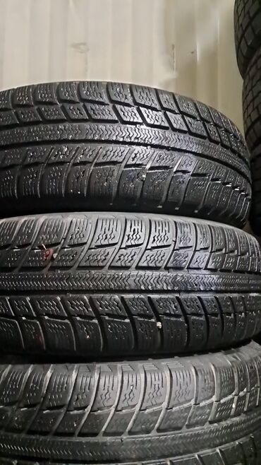 Шины: Шины 195 / 65 / R 15, Зима, Б/у, Комплект, Легковые, Michelin