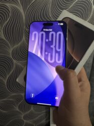 Apple iPhone: IPhone 16 Pro Max, 256 GB, Desert Titanium, Zəmanət, Simsiz şarj, Face ID — 1