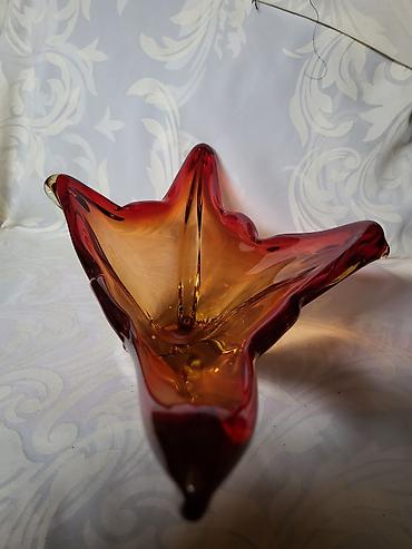 Ostali antikviteti: Cinija murano 1950 do 1960 god. -Sommerso -rucni rad. Murano cinija — 6