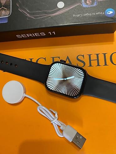 apple watch series 11: Продаю Смарт‑часы S11 (Series 11) - Экран: прямоугольный — 2