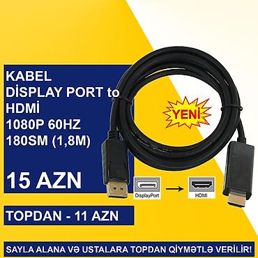 Digər kompüter aksesuarları: HDMİ Kabellər SAYLA ALANA VƏ USTALARA TOPDAN QİYMƏTLƏ VERİLİR! ⭐Type-C — 6