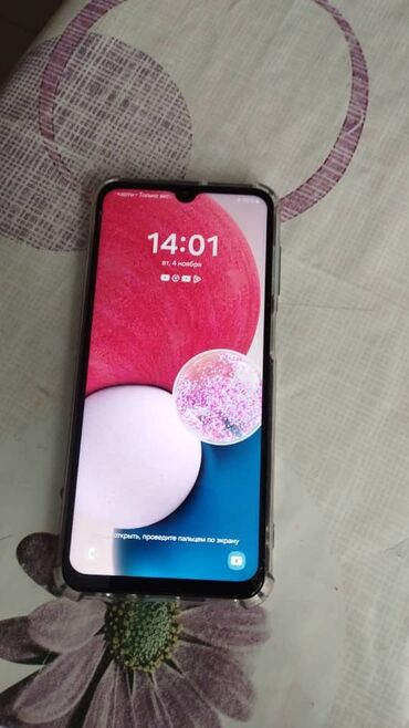 набор для ремонта телефона: Samsung Galaxy A13, Колдонулган, 128 ГБ, түсү - Көгүлтүр, 2 SIM