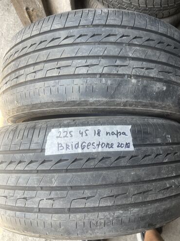 бу шины из японии: Шиналар 225 / 45 / R 18, Жай, Колдонулган, Жуп, Жеңил унаалар, Жапония, Bridgestone