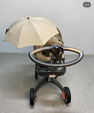 оригинал сумка: Коляска, Stokke, цвет - Золотой, Б/у, Самовывоз, Платная доставка — 5