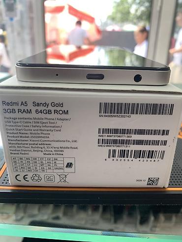 редми 5000 сом: Redmi, Redmi A5, Новый, 64 ГБ, цвет - Золотой, 2 SIM — 2