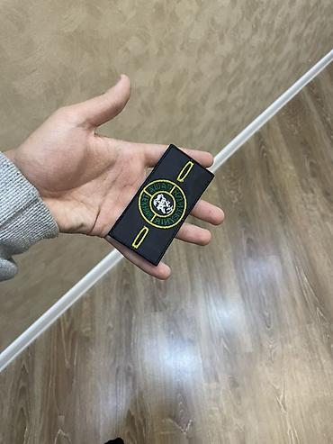 kardan balans: Stone Island loqolu parça yamaq / emblem.ПАША ТЕХНИК Qara fon — 3