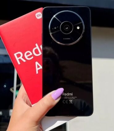 redmi note 12 qiymeti: Xiaomi A3, 128 GB, rəng - Qara, 
 Zəmanət, Sensor, Barmaq izi