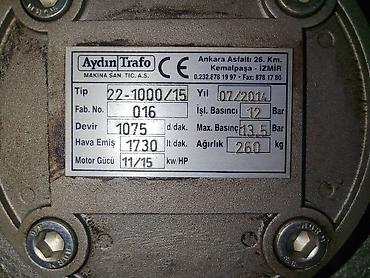 islenmis cen: Sənaye tipli hava kompressoru üçün vertikal hava çəni (resiver) — 9