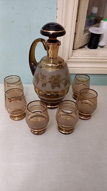 bal suzen: Bohemia Glass (Czech Republic) şüşə servis dəsti - Brend: Bohemia — 1