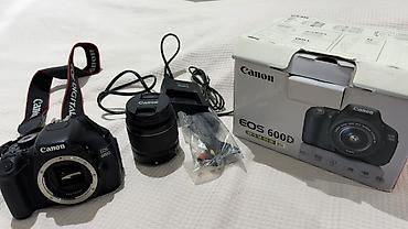 Canon EOS 600D fotoaparat dəsti 1-2 dəfə istifadə olunub. Problemi