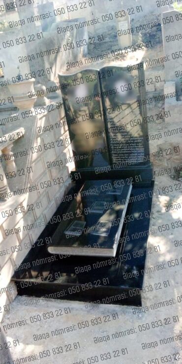 Başqa xidmətlər: Mezar - qebir daşları : Hər növ məzar,qəbir,heykel daşlarının — 6