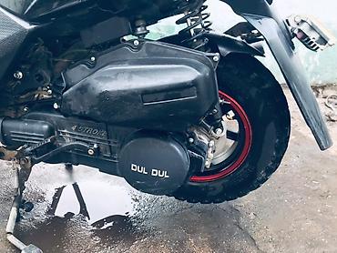 Скутеры: Скутер DUL DUL, черный матовый - Тип: бензиновый скутер/мопед с — 10