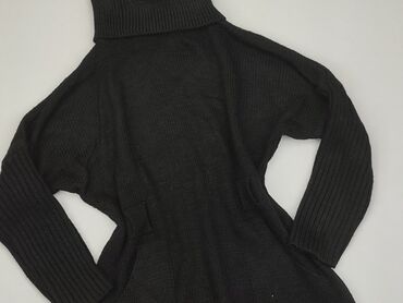 sukienki czarna długi rękaw: Sukienka, S, stan - Dobry