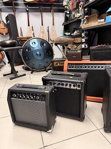 колонки микрофон: Комбоусилители 20w, 40w Новые Можно собрать комплект с гитарой и — 4