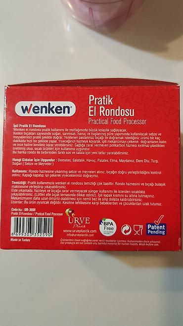 палка чоппера: Ручной мини-измельчитель Wenken (Pratik El Rondosu / Practical Food — 6