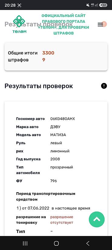 Daewoo: Daewoo Matiz: 2008 г., Механика, Бензин, Хэтчбэк — 2