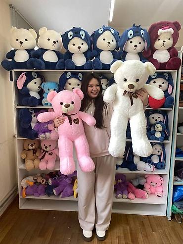 Игрушки: Мишка 60 см бесплатная доставка по Бишкеку 🧸60 см 1000 сом — 4