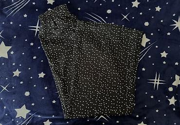 klassik geyim: Qadın pijama dəsti - İki hissəli dəst: bluz və şalvar - Rəng: tünd — 2