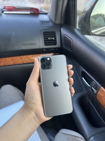 Apple iPhone: IPhone 11 Pro, Б/у, 256 ГБ, Jet Black, Чехол