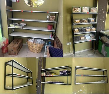 Soyuducu vitrinləri: Vitrin polkalar biri 85 m 150x65 (divardaki iki eded) 150x80x25