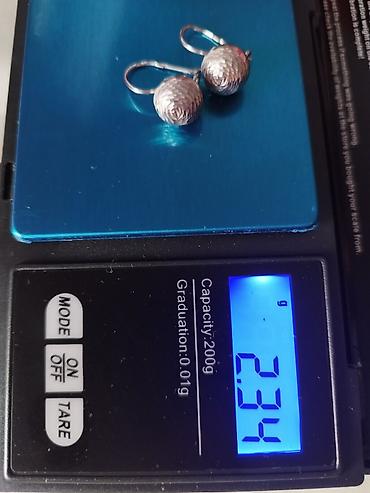 серебро россия: Серебряные серьги, Проба 925, Без вставки, Женские, Новый — 4