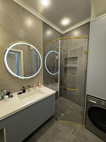 Душевые перегородки и ограждения: Душевые ограждения и перегородки из закалённого стекла на заказ. - — 15