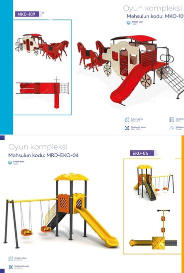 Manejlər: Uşaq oyun meydançası üçün peşəkar modul oyun kompleksləri Təklif — 36