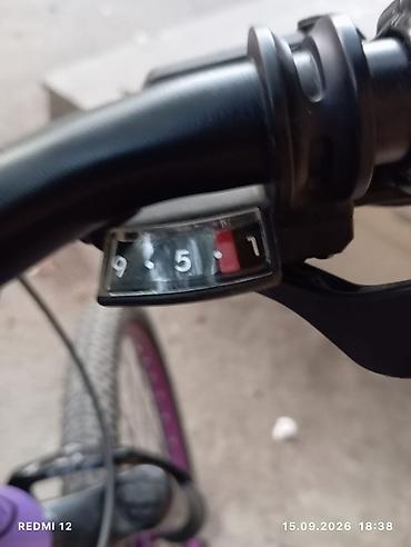 veloiped: BMX GTZ-598 dağ velosipedi - Rəng: bənövşəyi-qara, təkər haşiyələri — 5