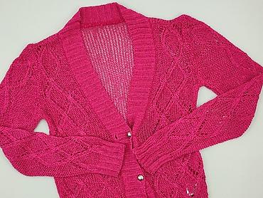 sweter fuksja: Kardigan damski, rozmiar S — 1