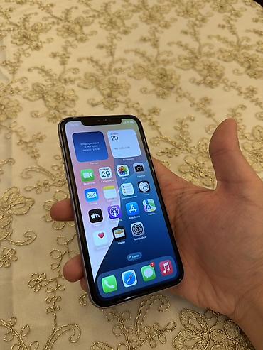 iphone 11 pro max islenmis: IPhone 11, Б/у, 64 ГБ, Deep Purple, 70 % — 1