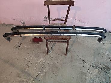 Ehtiyat hissələri: Məhsul: Klassik avtomobil üçün xrom bamperlər komplekti Təsvir: - Ön — 2