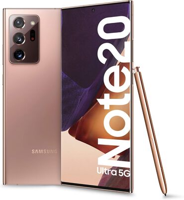 клавиатура мыш: Samsung Galaxy Note 20 Ultra, 256 ГБ, цвет - Черный, 2 SIM