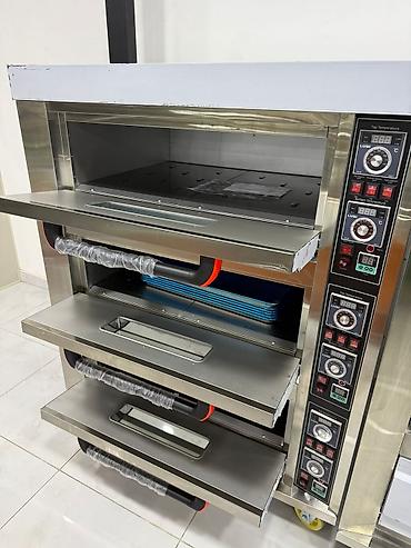 Оборудование для ресторанов, кафе: Sənaye tipli 3 laylı elektrik sobası - Üç müstəqil kamera: hər lay — 3