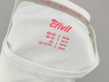biale kurtki: Crivit, T-shirt damski, rozmiar S — 4