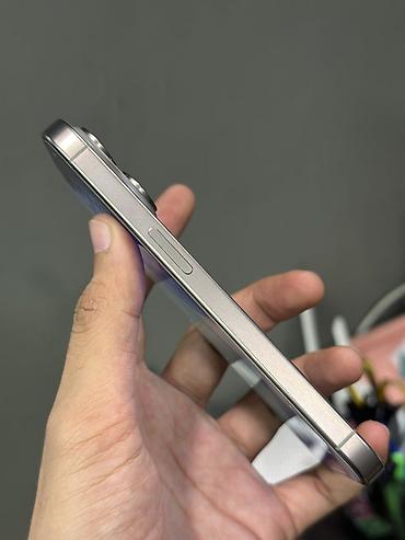 iphone adapder: IPhone 15 Pro, 256 GB, Natural Titanium, Zəmanət, Simsiz şarj, Face ID — 2