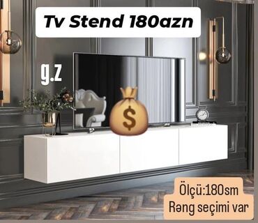 Masalar: TV stend rəng seçimi var