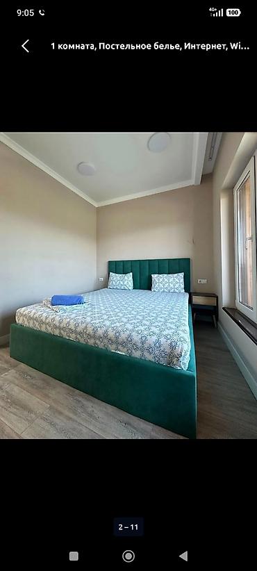 Посуточная аренда квартир: 1 комната, Душевая кабина, Постельное белье, Кондиционер — 2