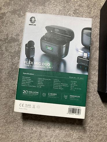 logitech superlight: Беспроводная петличная система Green Lion Flex Mic Duo (GL-MIC7) - — 3