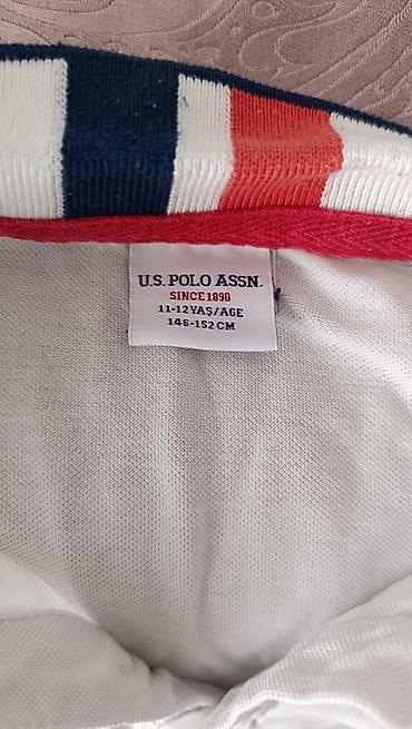 кидс: Набор из двух детских поло, белые б/у. 1) ZARA Kids - размер: 9–10 — 3