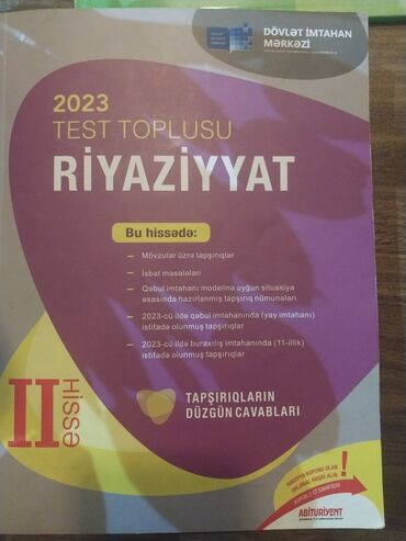 fizika sual və məsələlər 6 7: Riyaziyyat test toplusu.DİM