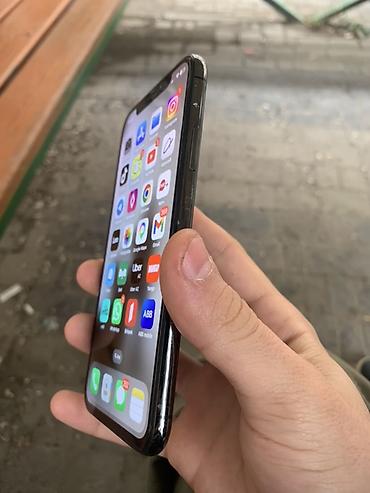 apple x: IPhone X, 256 GB, Qara, Qırıq — 4