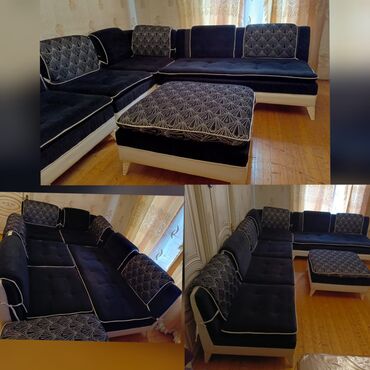 işlenmiş ev qapları: Künc divan