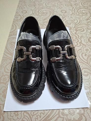 Детская обувь: Балетки и сапоги для девочки 1) Темно-синие балетки H&M - — 11