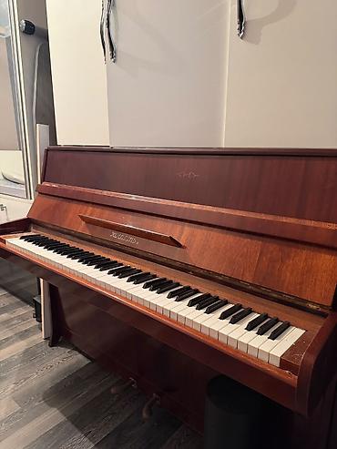 Спорт и хобби: Upright pianino – Юность ) modeli - Korpus: parlaq tünd qəhvəyi taxta — 7