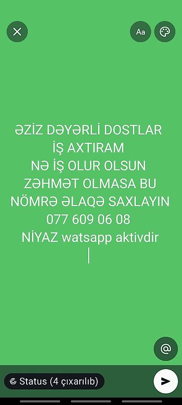 Xidmət: Müxtəlif sahələrdə işçi axtaranlar üçün etibarlı əməkdaş