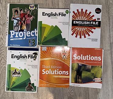 Китептер жана журналдар: Учебники по английскому языку от oxford «english file» и «solutions» — 1