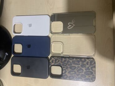 iphone 15 pro 2 ci el: Müxtəlif rənglərdə və naxışlarda iPhone telefon qılıfları. Bu qılıflar