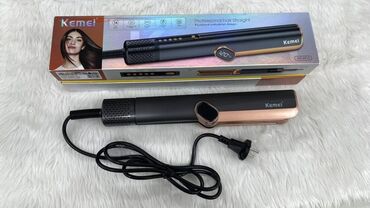Düzləşdiricilər və ütüfenlər: Kemei KM-6910 saç düzləndirici - Peşəkar “hair straight” modeli - — 5